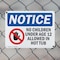 Signmission No Children Under Age 12 Allowed, 18 in W x Rectangle, Plastic OS-2PACK-NS-P-1218-L-14448 - alternate 4